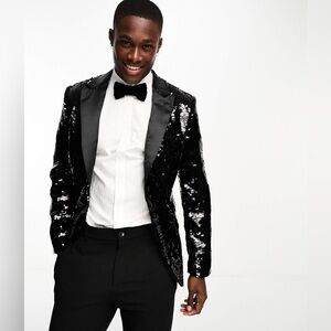 ASOS Men’s Sequin Blazer Size 38